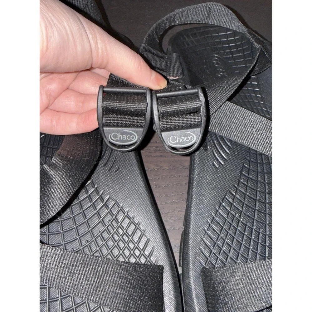 Chaco Z/Volv 2 Men's Sport Hiking Sandals Size M 12 Black Ecotread Soles NWOB